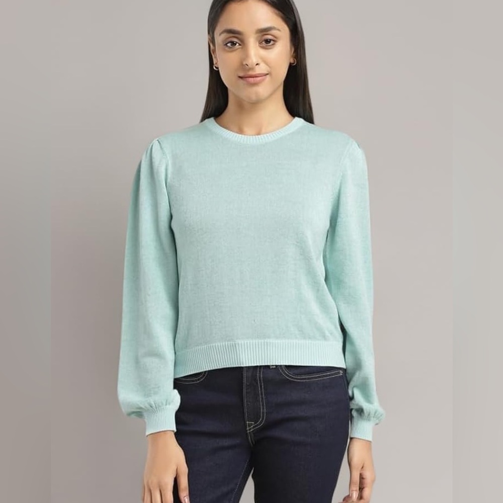 Levi's Sparkle Crew Neck with Ribbed Collar
